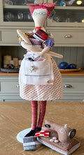 Crafty Clara – Handmade Fabric Doll