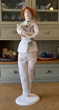 Sally – Handmade Nurse Fabric Doll